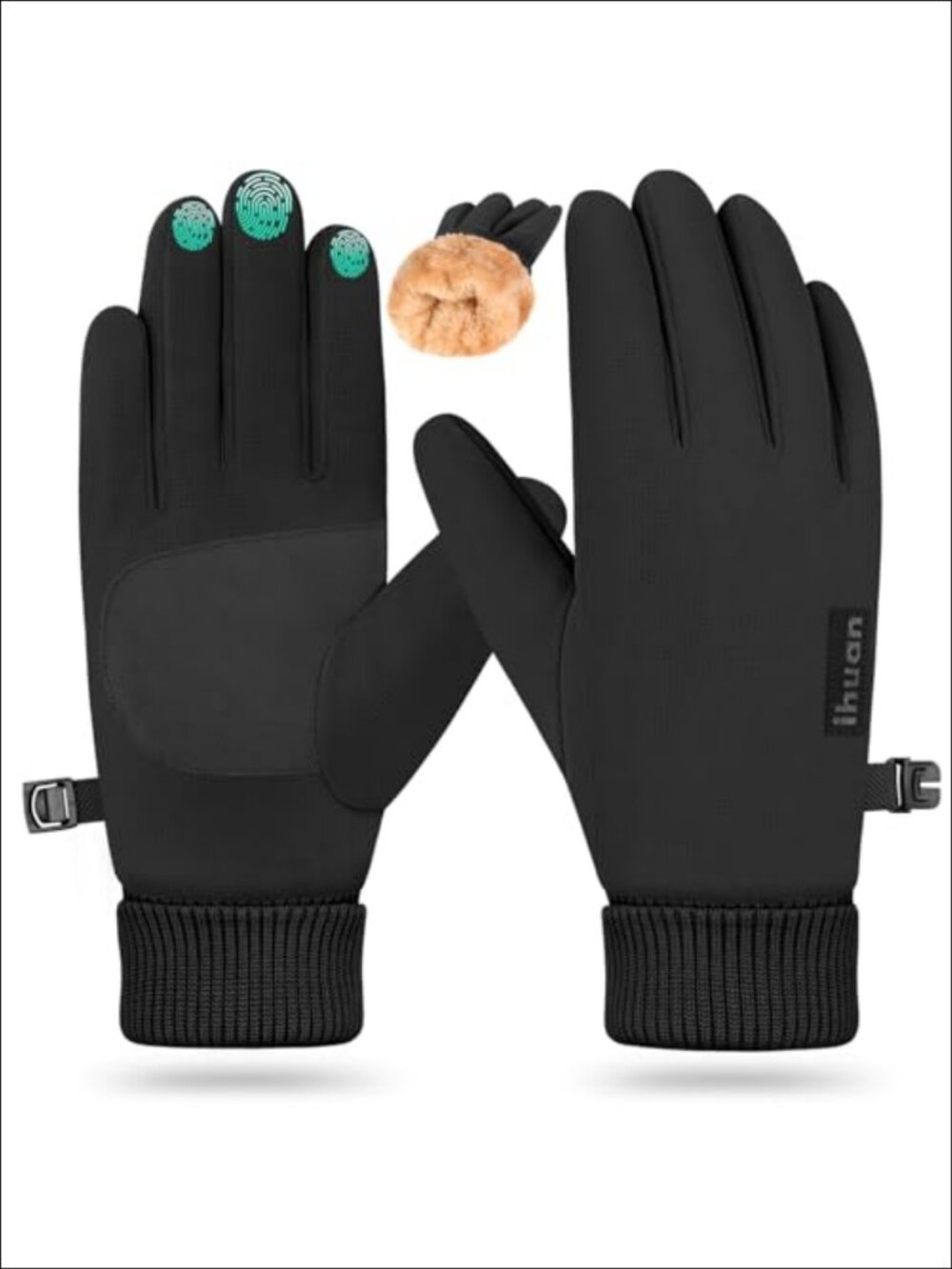 Winter Waterproof Touchscreen Gloves Fleece Lined Windproof Ski Snow Thermal XL